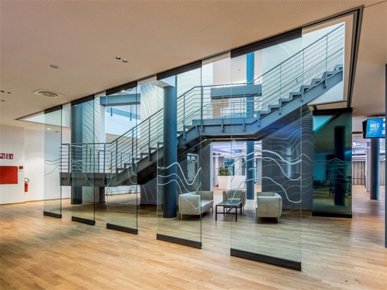 Frameless Folding Glass Partition Wall Sliding Partition GreatFold